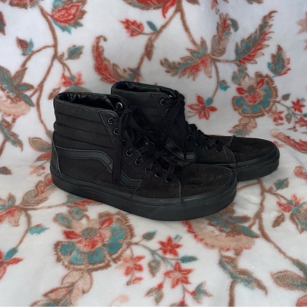 black high top vans